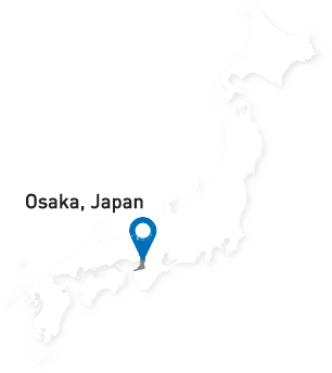 MAP: Osaka, Japan