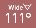 Wide 111°