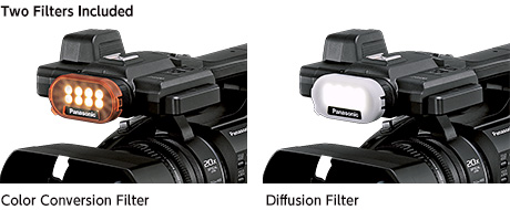 Two Filters Included "Color Conversion Filter (Left)" and "Diffusion Filter (Right)"