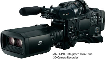 AG-3DP1G Integrated Twin-Lens 3D Camera Recorder