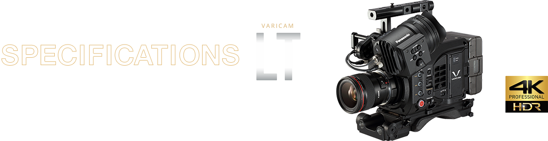 Panasonic VariCam LT Specifications