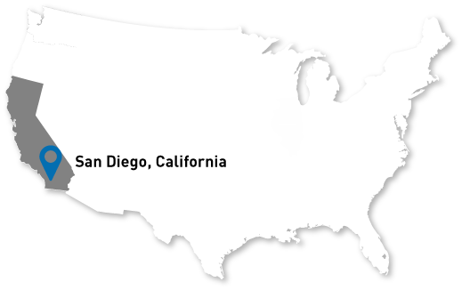 MAP: San Diego, California