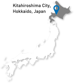 MAP: Kitahiroshima City, Hokkaido, Japan