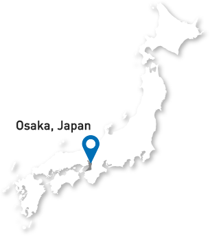 MAP: Osaka, Japan