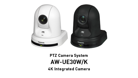 PTZ Camera System AW-UE30W/K 4K Integrated Camera