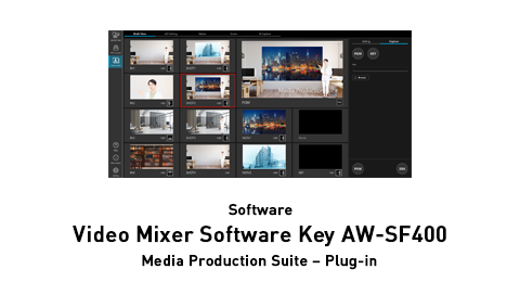 Software Video Mixer Software Key AW-SF400 Media Production Suite – Plug-in
