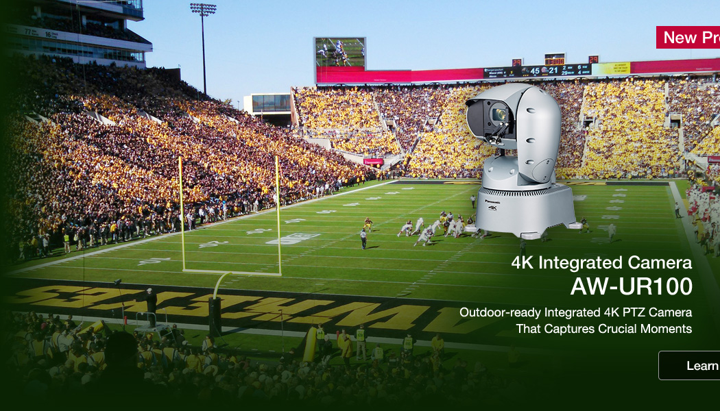4K Integrated Camera AW-UR100 Outdoor-ready Integrated 4K PTZ Camera That Captures Crucial Moments