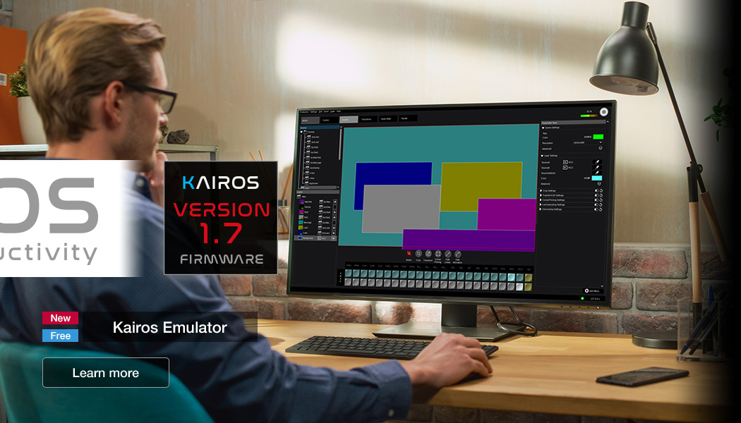 KAIROS Incredible Productivity KAIROS VERSION 1.7 FIRMWARE