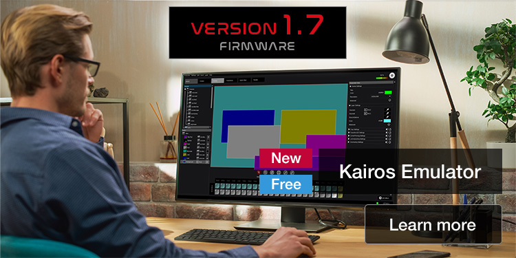 KAIROS Incredible Productivity KAIROS VERSION 1.7 FIRMWARE