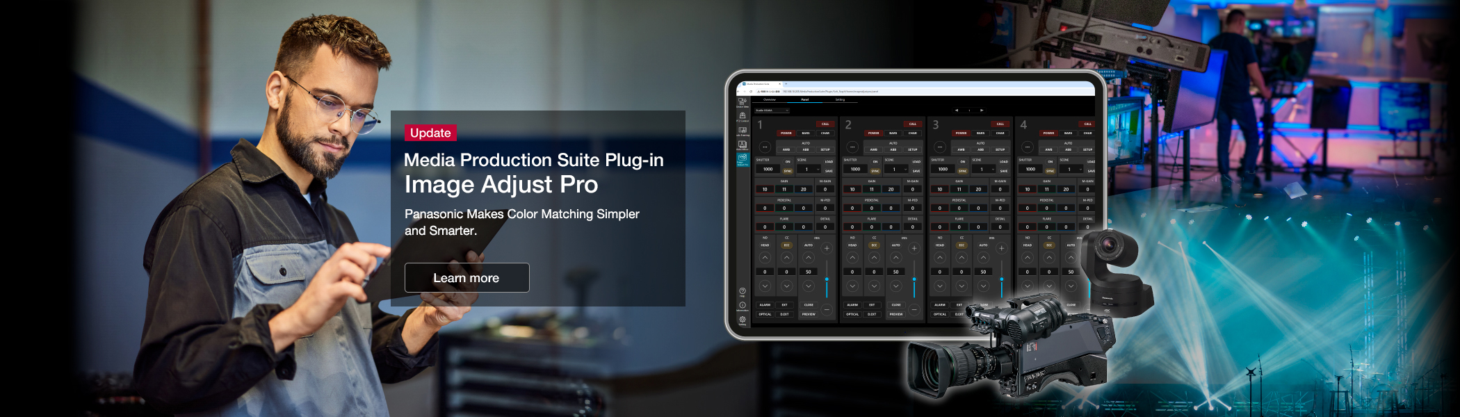 New Products Media Production Suite Plug-in Image Adjust Pro Panasonic Makes Color Matching Simpler and Smarter.