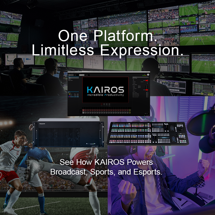 One Platform. Limitless Expression. See How KAIROS Powers Broadcast, Sports, and Esports.
