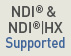 NDI® & NDI®|HX Supported