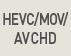 HEVC/MOV/AVCHD