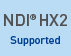 NDI® HX2 Supported