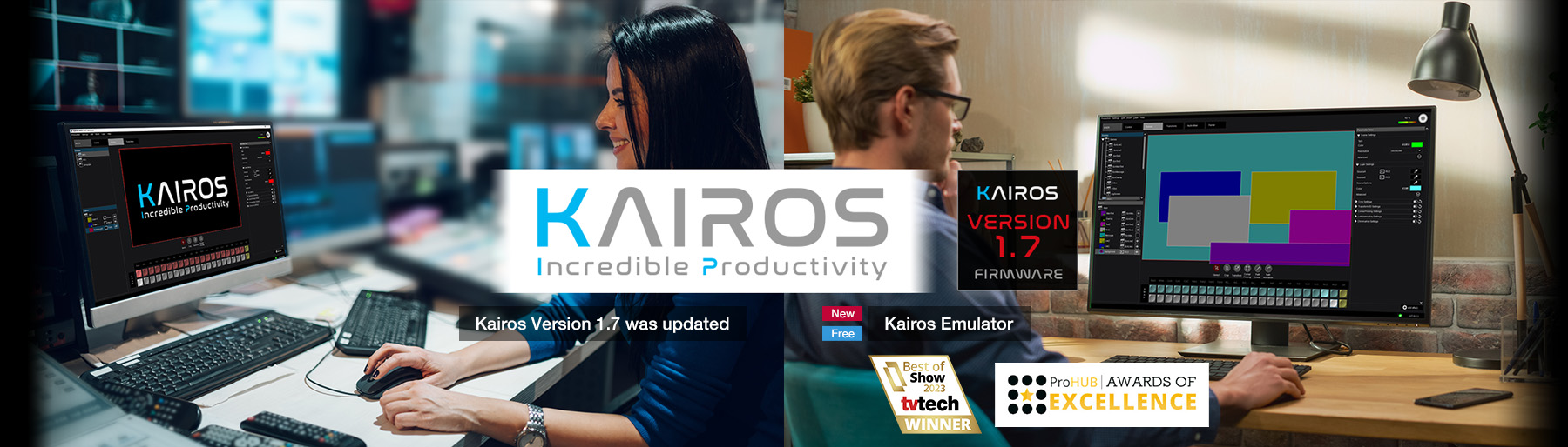 KAIROS Incredible Productivity KAIROS VERSION 1.8 FIRMWARE