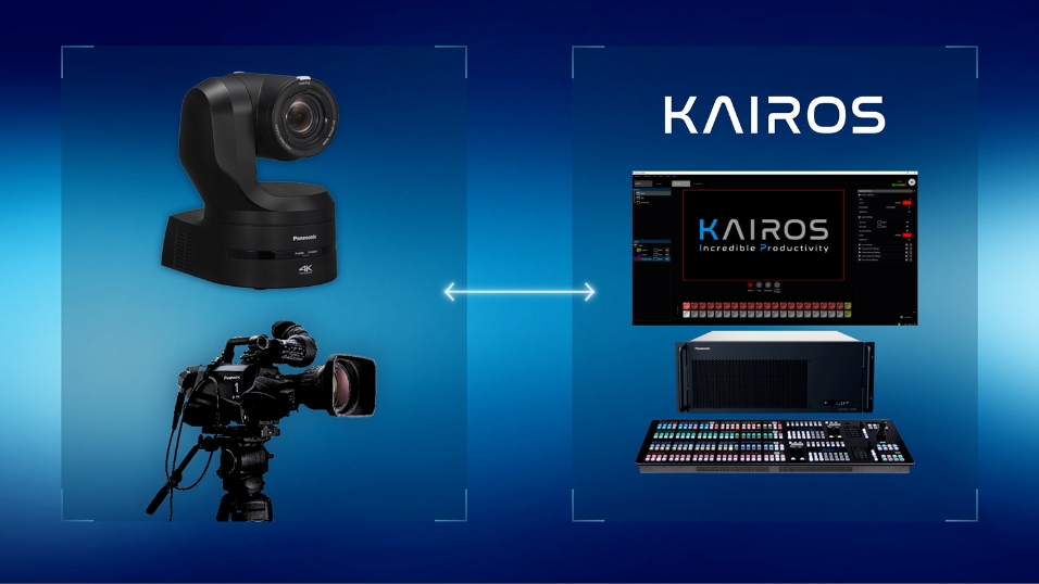 IP integration is also important from the standpoint of interconnectivity with other devices such as studio cameras and KAIROS.