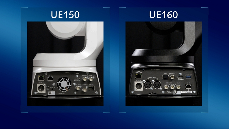 One of the updates from the UE150 is the addition of rear terminals.