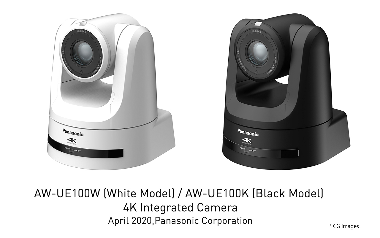 AW-UE100W (White Model) / AW-UE100K (Black Model) 4K Integrated Camera