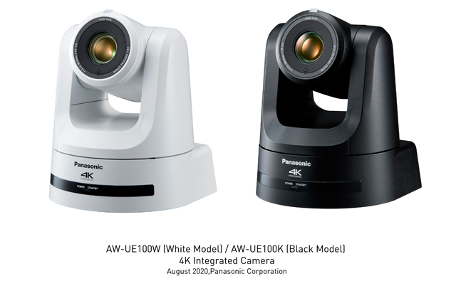 AW-UE100W [White Model] / AW-UE100K [Black Model] 4K Integrated Camera August 2020, Panasonic Corporation