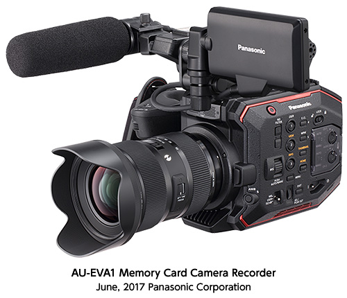 "AU-EVA1 Memory Card Camera Recorder" June, 2017 Panasonic Corporation
