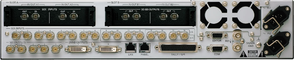 AV-HS450 Rear Panel Interfaces
