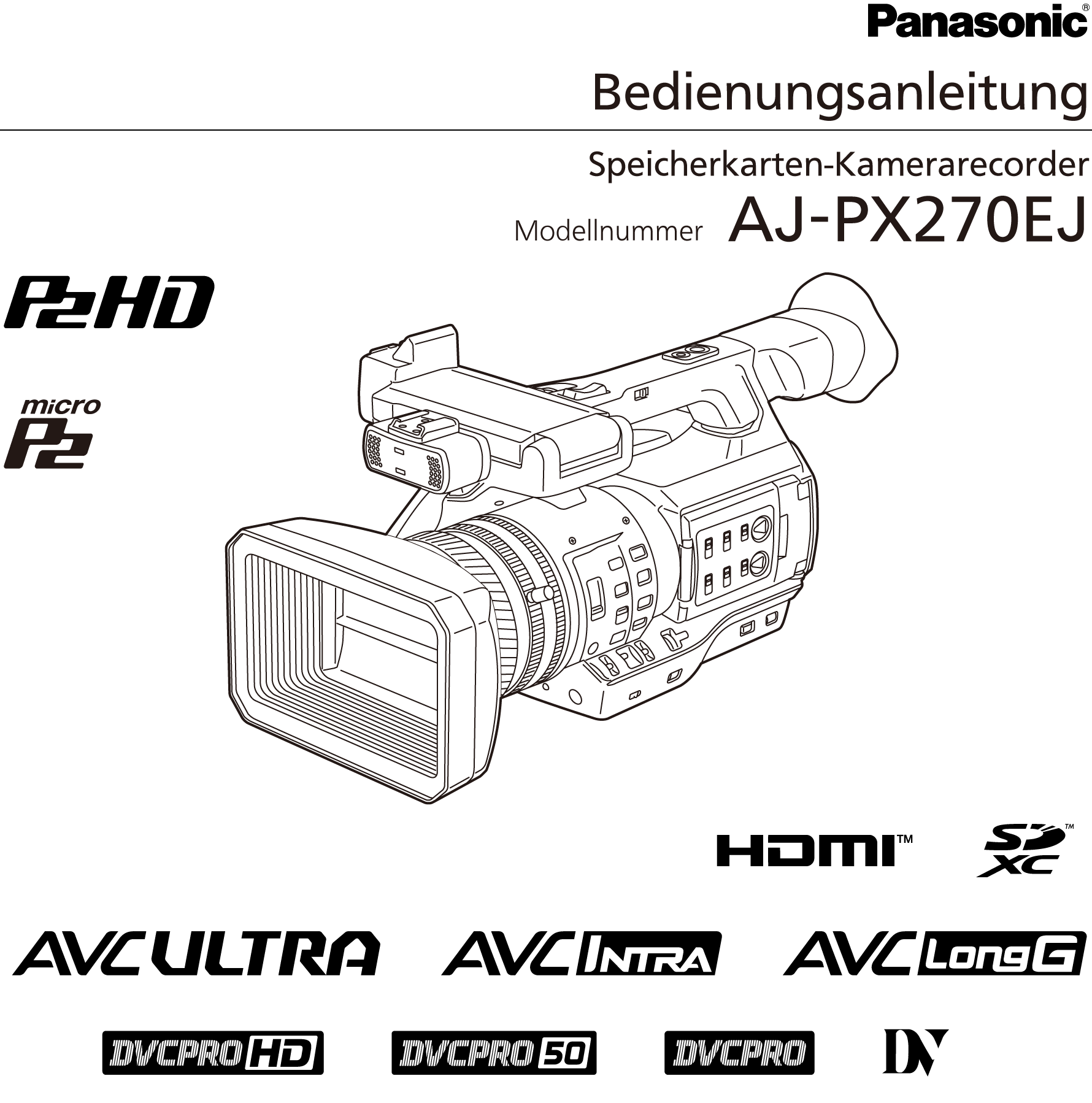 Bedienungsanleitung AJ-PX270EJ