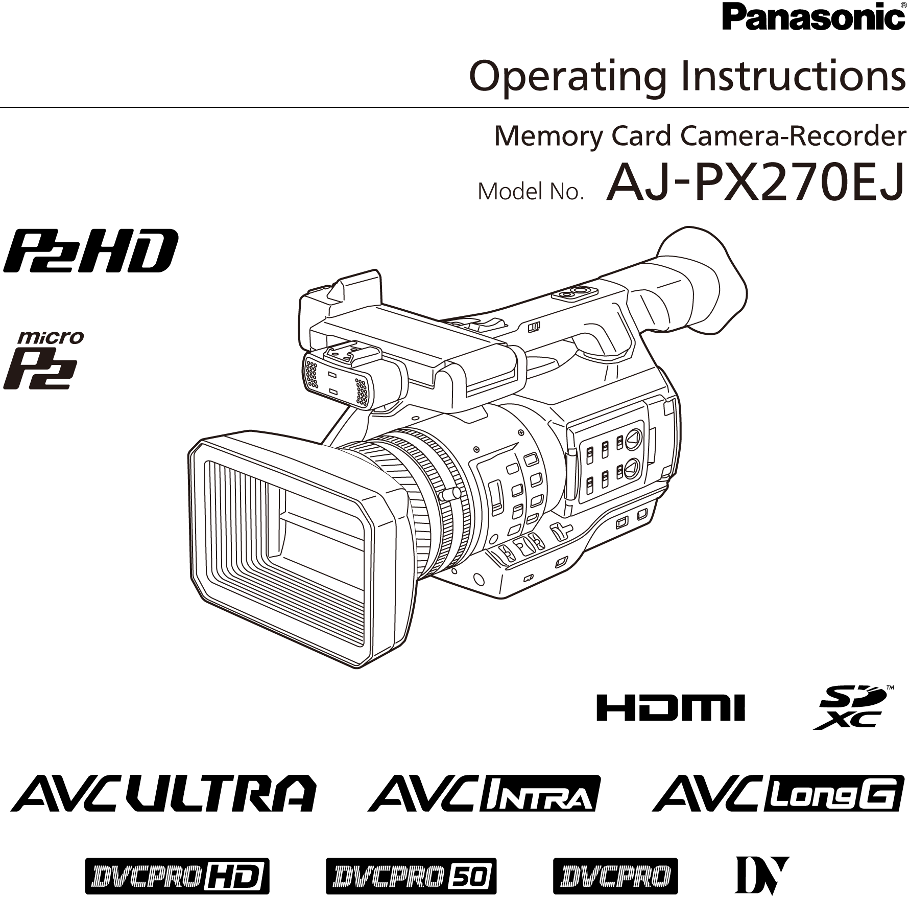 Operating Instructions AJ-PX270EJ