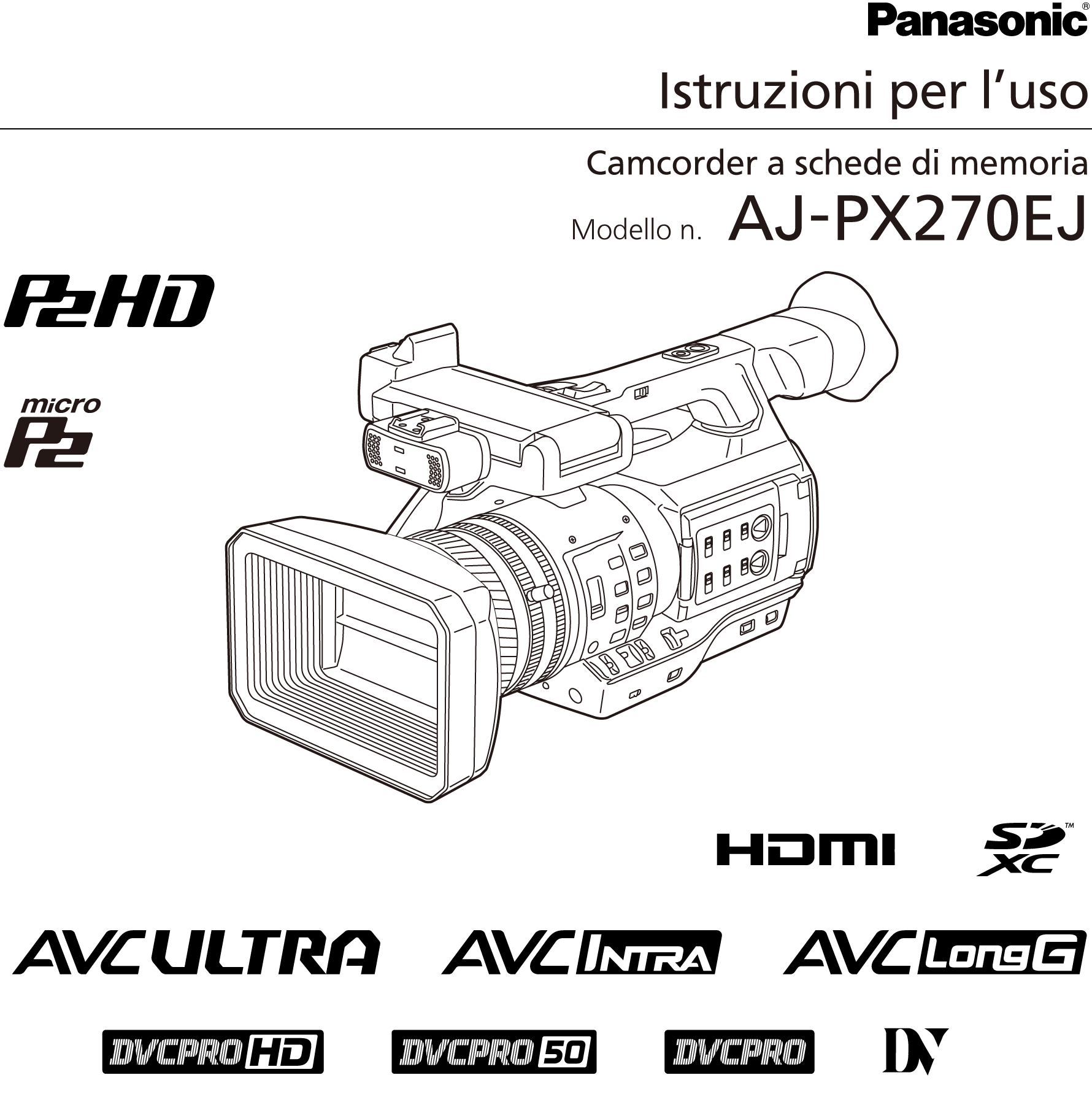 Istruzioni per l’uso AJ-PX270EJ