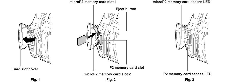 panasonic p2 memory cards