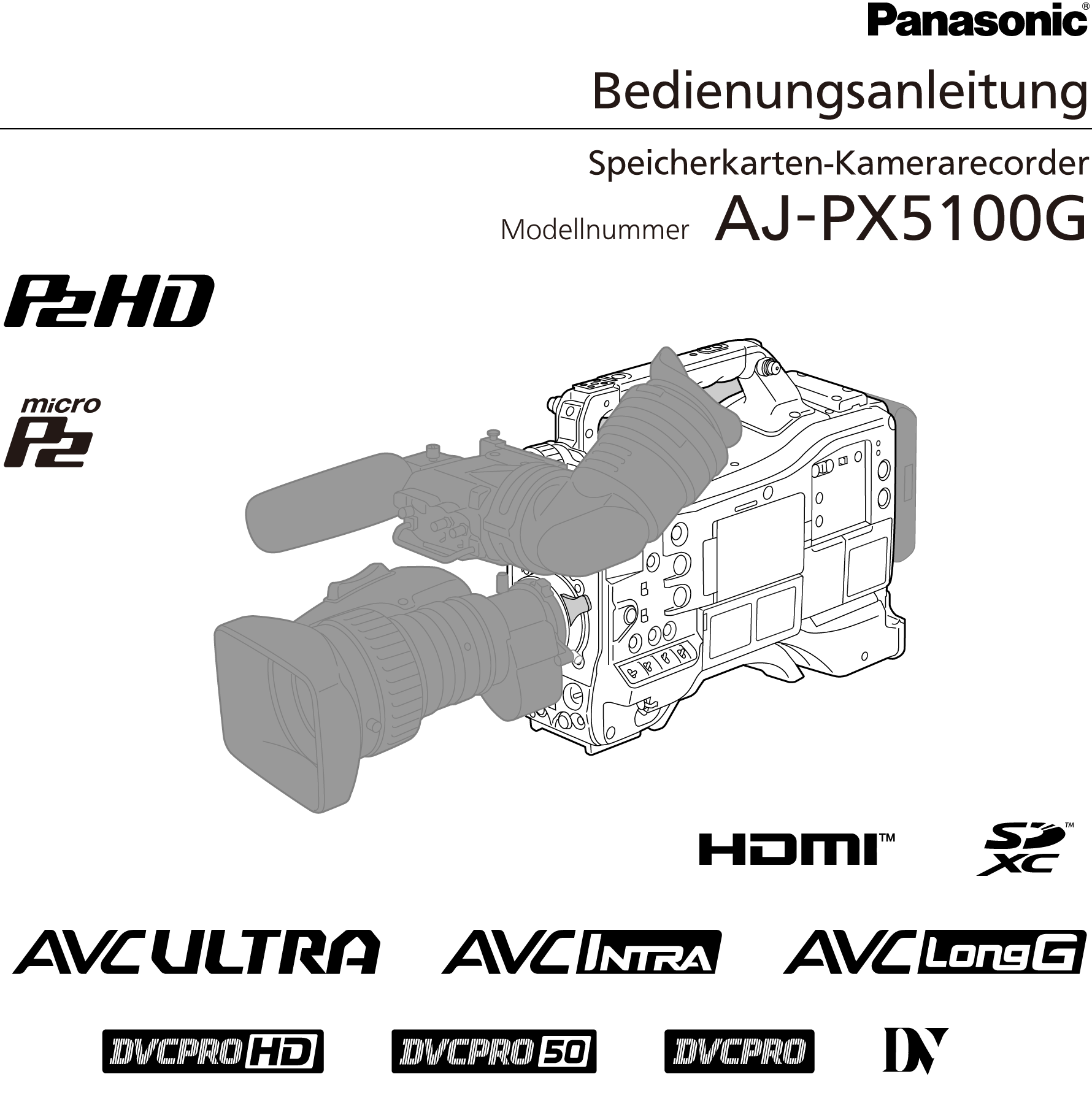 Bedienungsanleitung AJ-PX5100G