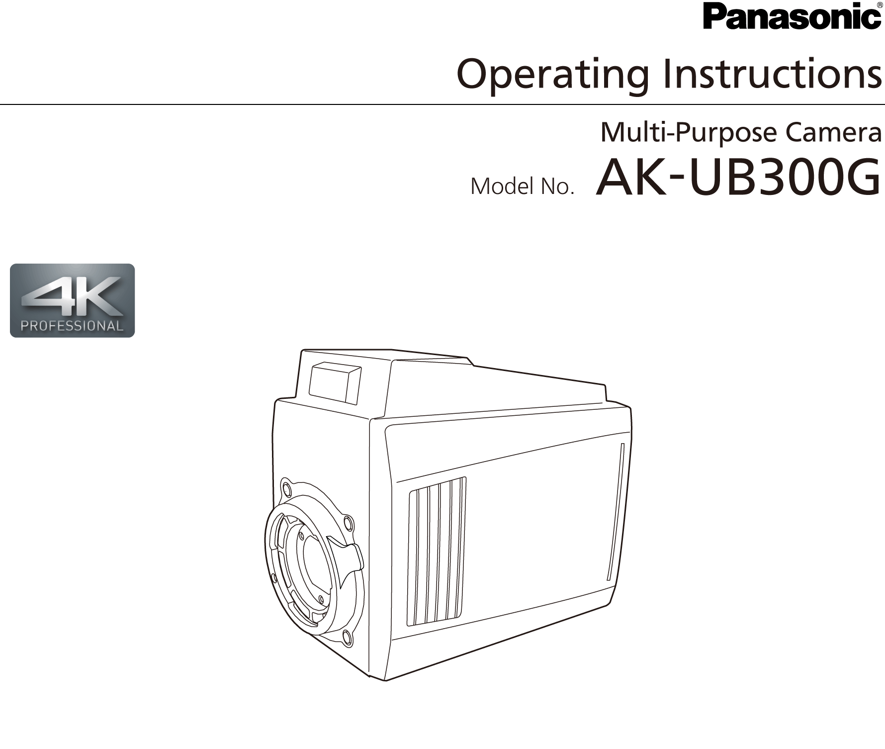 Operating Instructions AK-UB300G