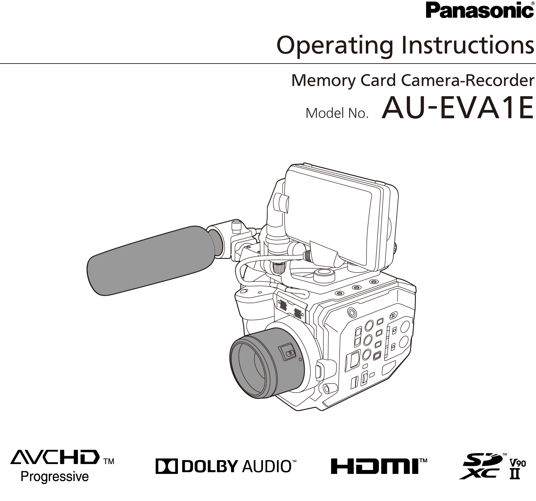 Operating Instructions AU-EVA1E