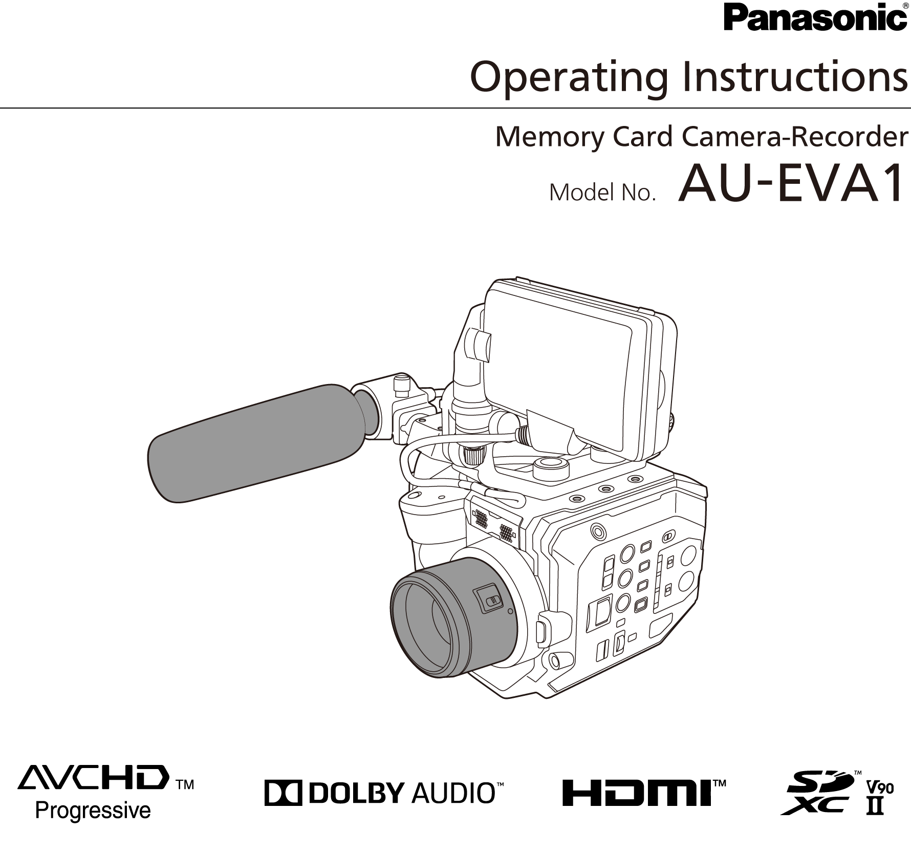 Operating Instructions AU-EVA1