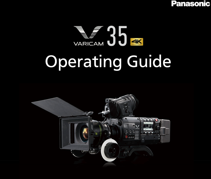 Operating Guide VariCam 35