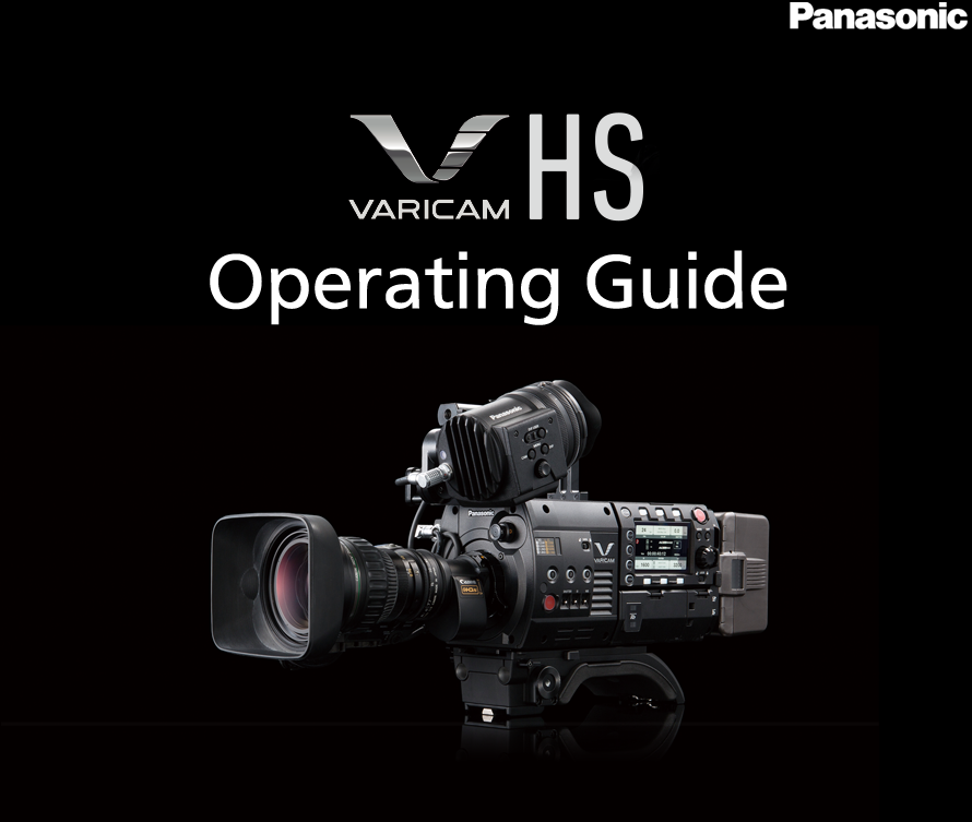 Operating Guide VariCam HS