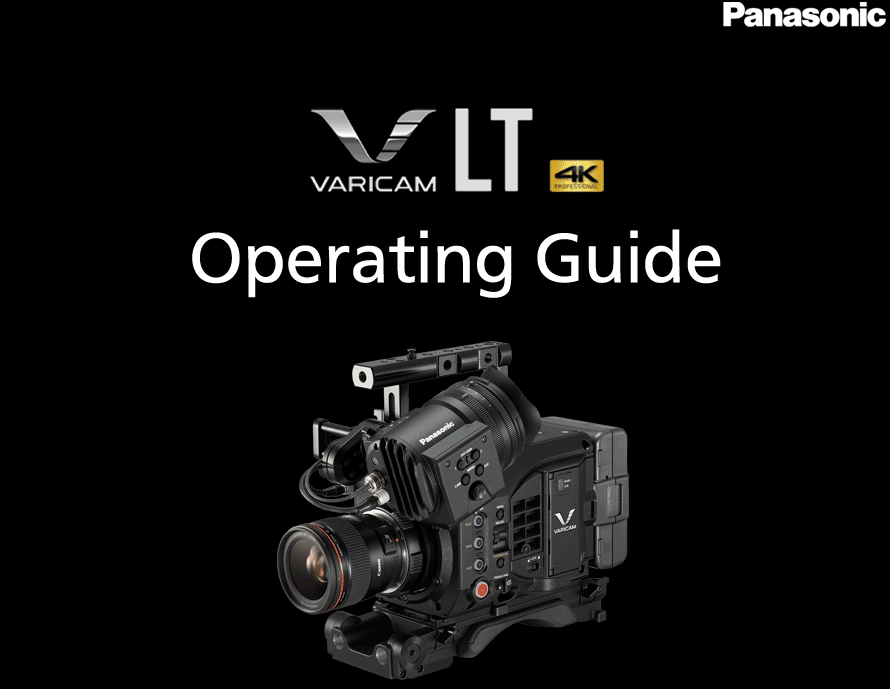 Operating Guide VariCam LT